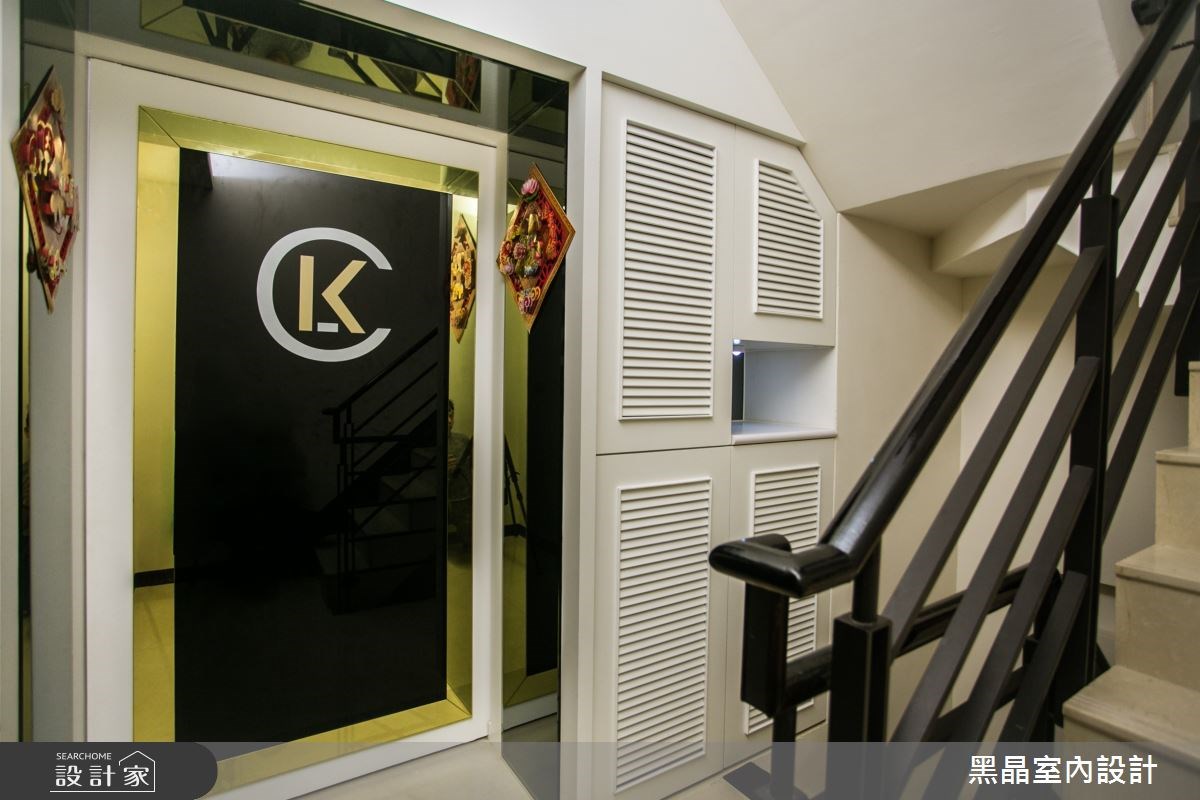 100坪新成屋(5年以下)＿新古典樓梯案例圖片＿黑晶室內設計＿黑晶_13之24