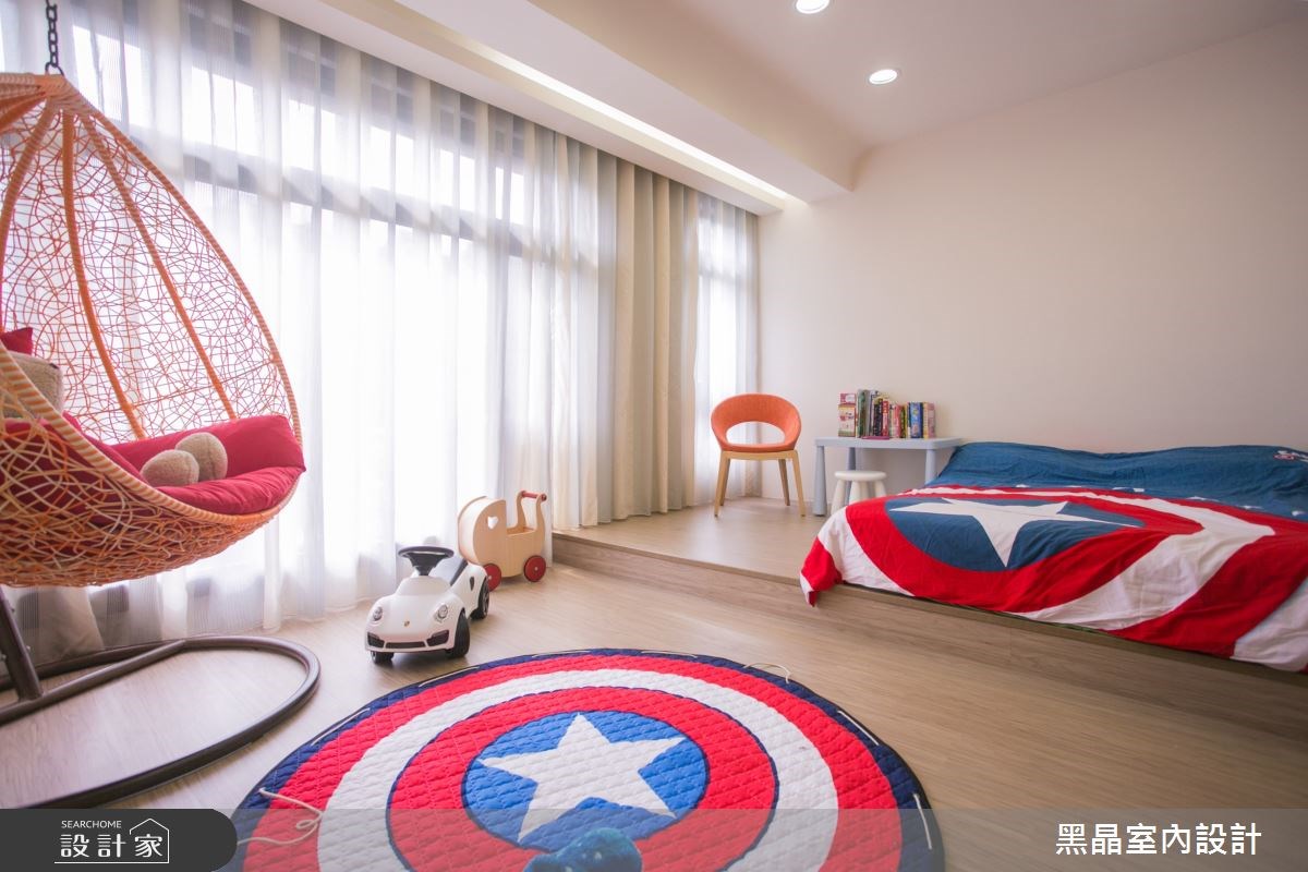 100坪新成屋(5年以下)＿新古典兒童房兒童房案例圖片＿黑晶室內設計＿黑晶_13之17