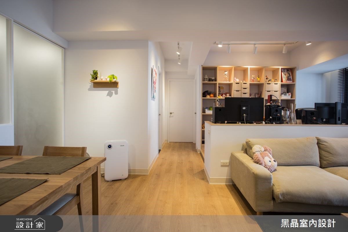 25坪新成屋(5年以下)＿混搭風客廳餐廳案例圖片＿黑晶室內設計＿黑晶_14之7