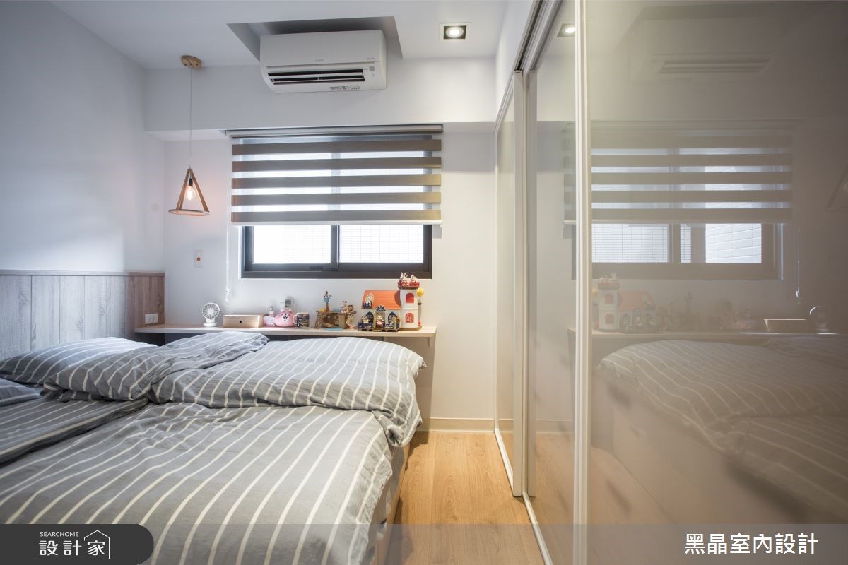 25坪新成屋(5年以下)＿混搭風臥室案例圖片＿黑晶室內設計＿黑晶_14之11