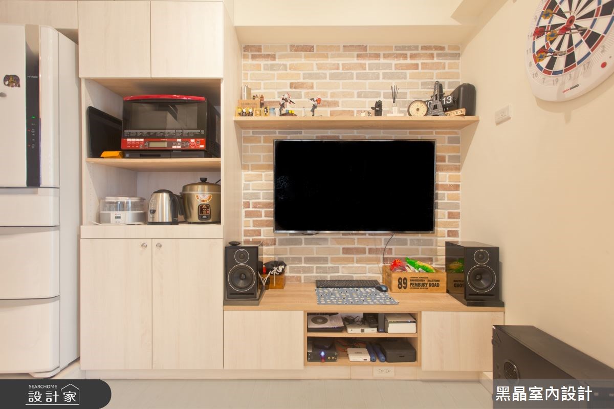 9坪中古屋(5~15年)＿北歐風客廳案例圖片＿黑晶室內設計＿黑晶_16之5