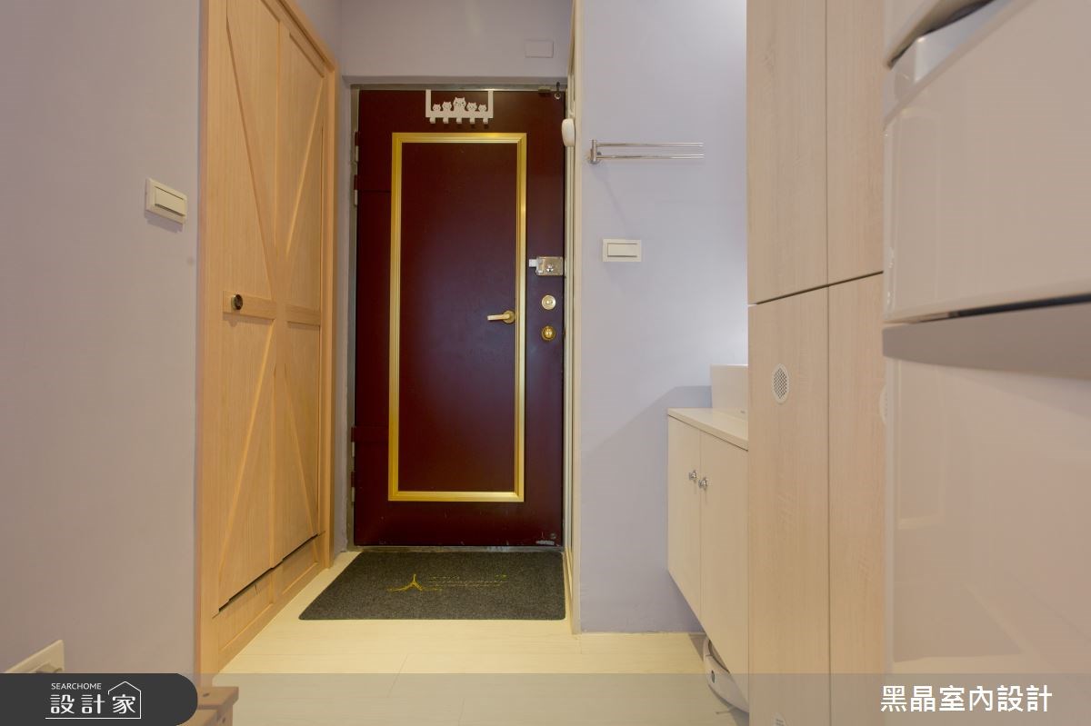 9坪中古屋(5~15年)＿北歐風玄關案例圖片＿黑晶室內設計＿黑晶_16之1