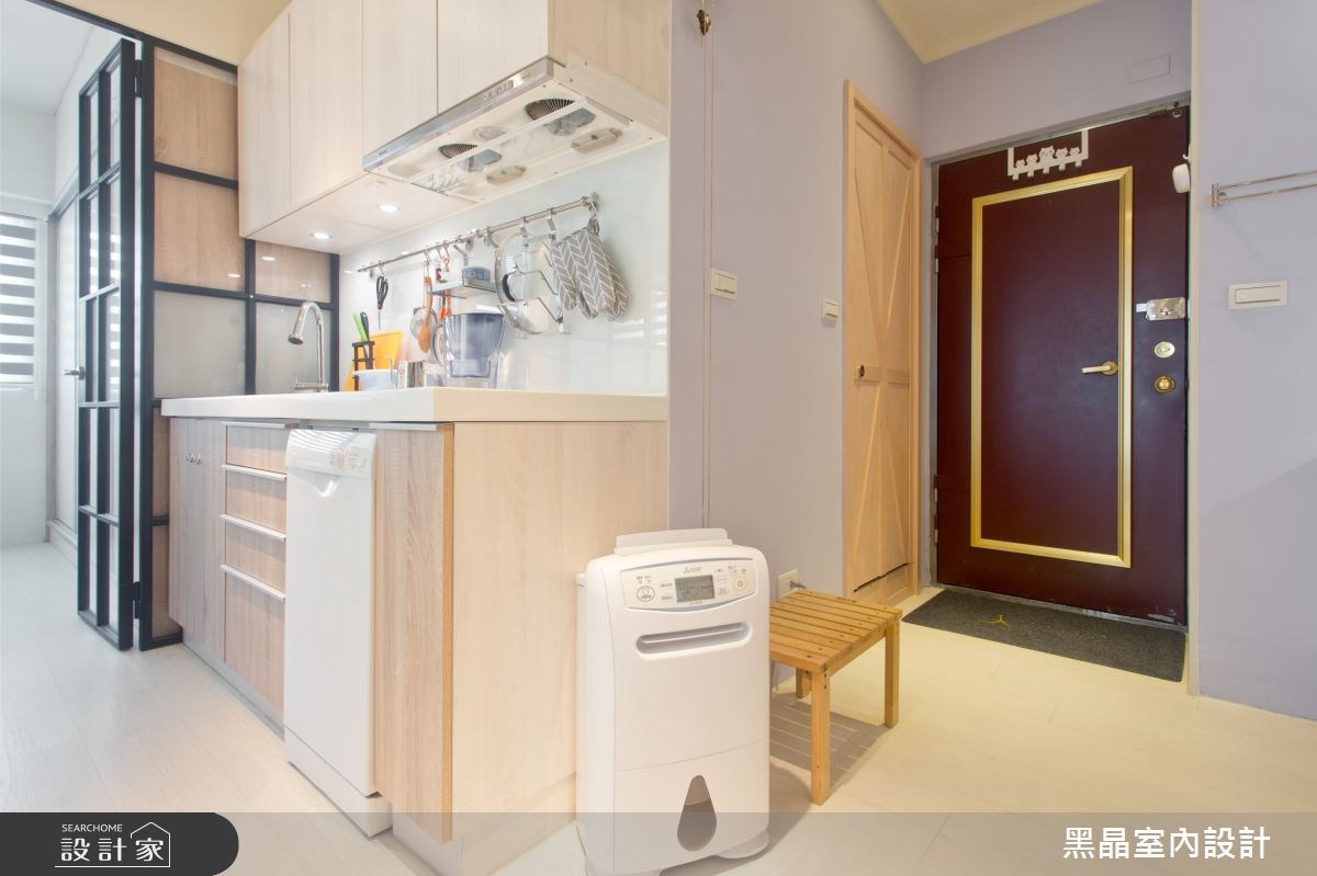 9坪中古屋(5~15年)＿北歐風玄關案例圖片＿黑晶室內設計＿黑晶_16之2