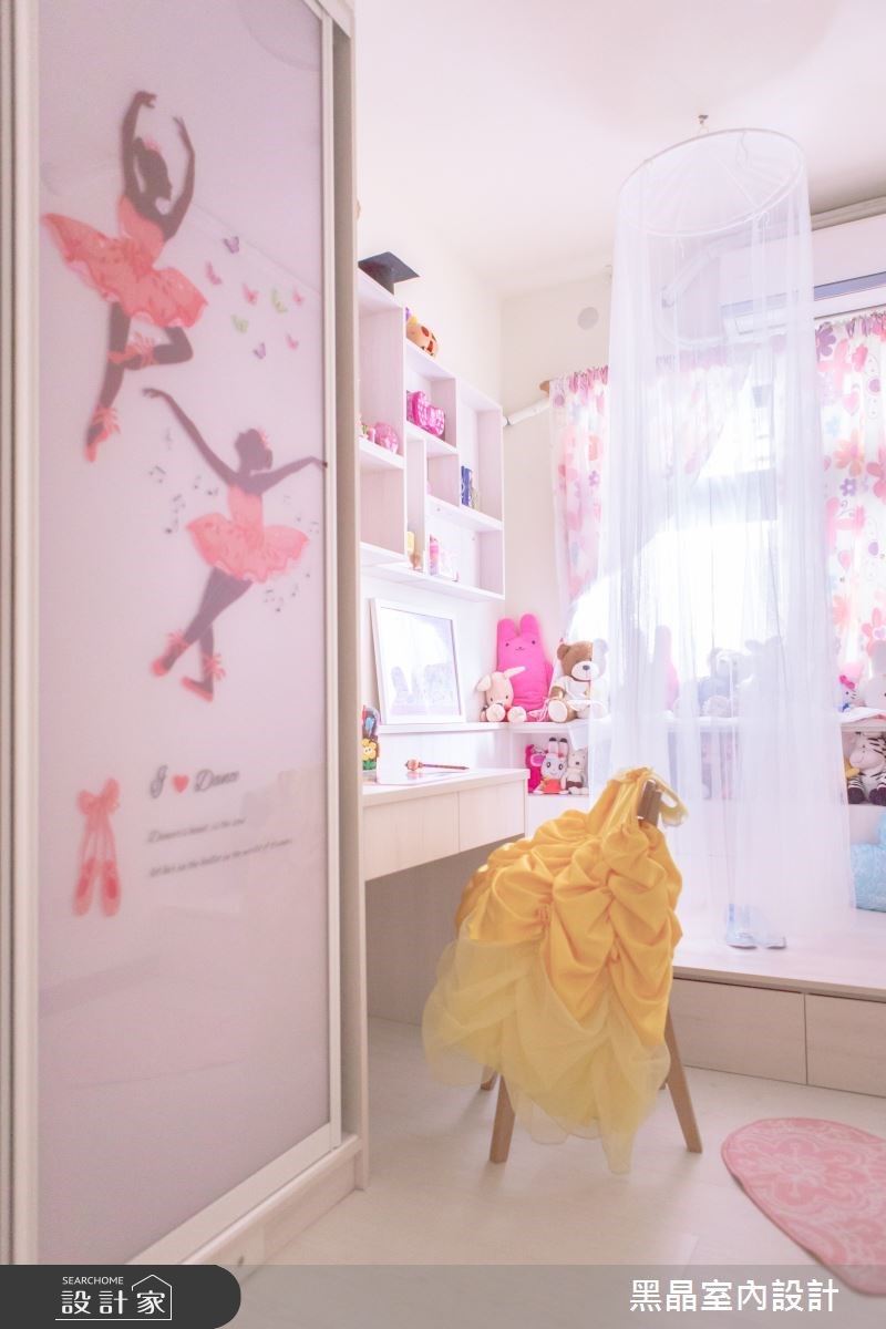 27坪中古屋(5~15年)＿療癒風兒童房兒童房案例圖片＿黑晶室內設計＿黑晶_17之8
