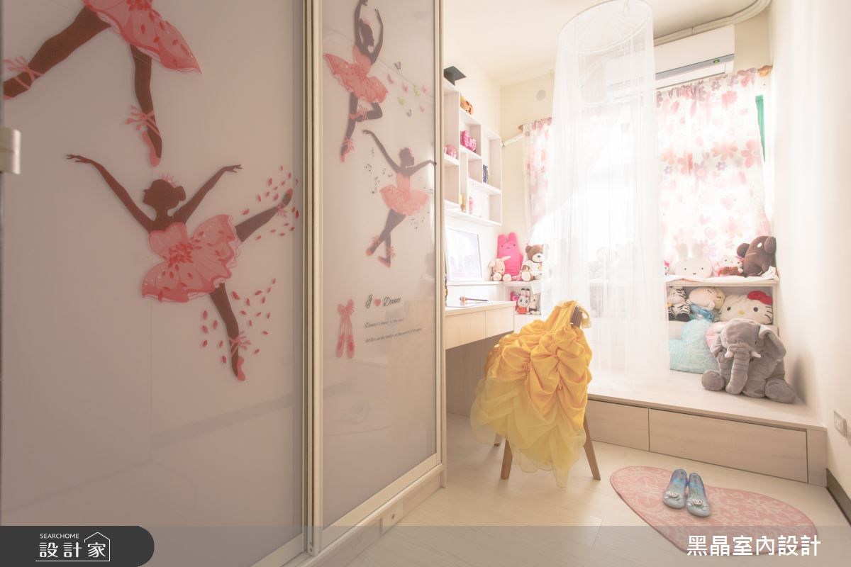27坪中古屋(5~15年)＿療癒風兒童房兒童房案例圖片＿黑晶室內設計＿黑晶_17之10