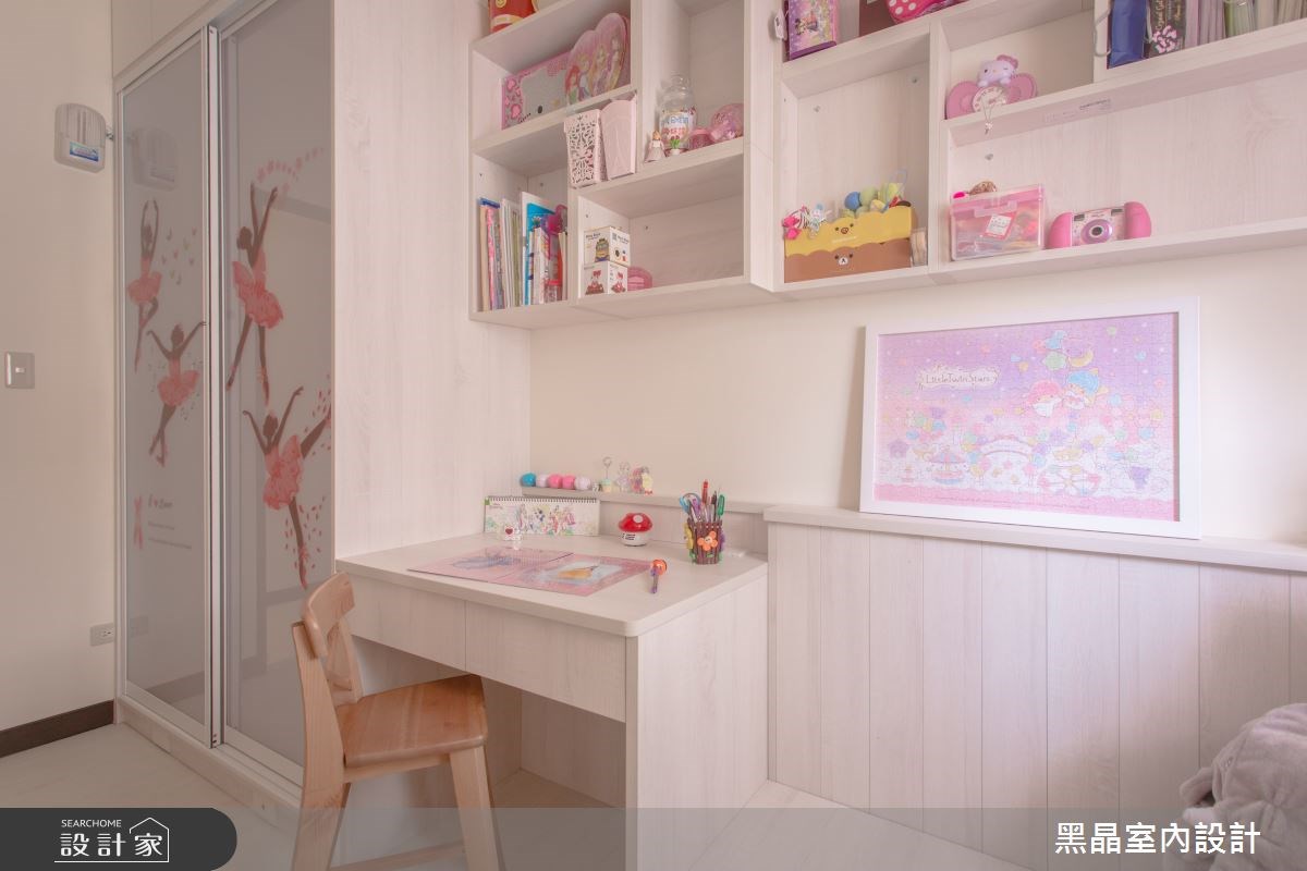27坪中古屋(5~15年)＿療癒風兒童房兒童房案例圖片＿黑晶室內設計＿黑晶_17之13