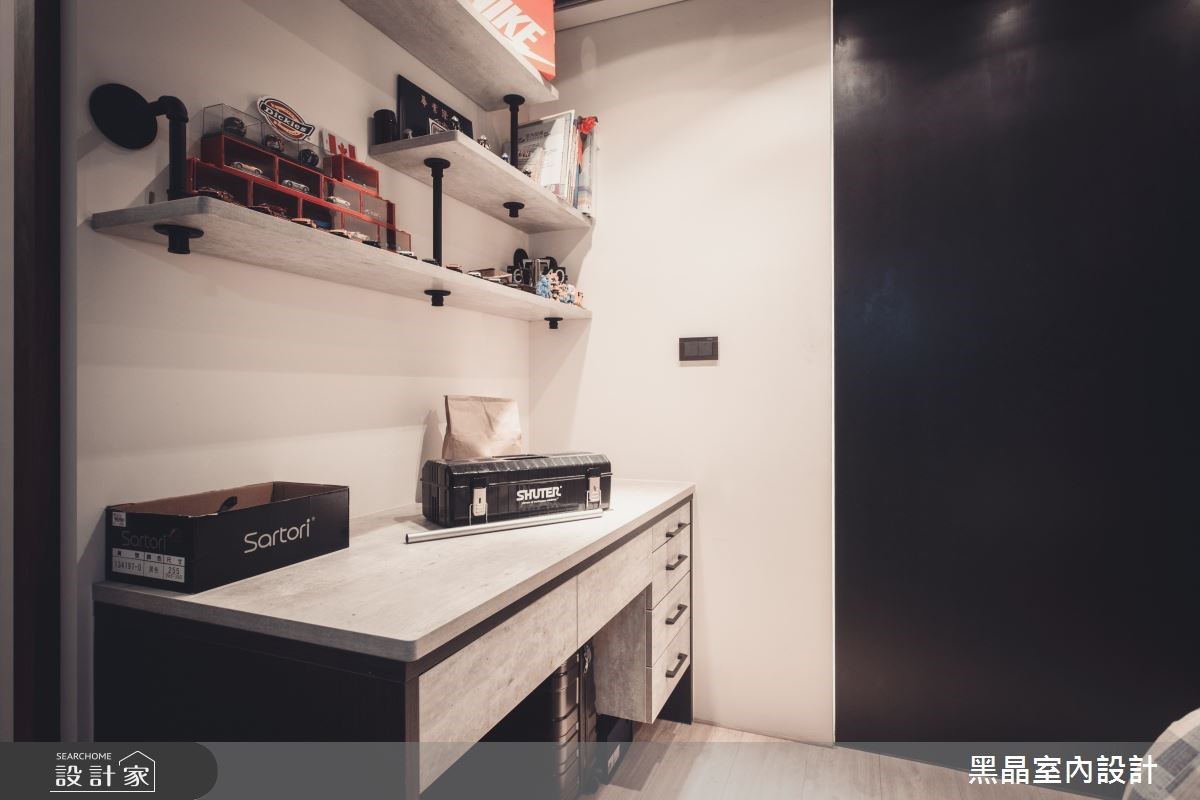 80坪中古屋(5~15年)＿工業風臥室案例圖片＿黑晶室內設計＿黑晶_18之14