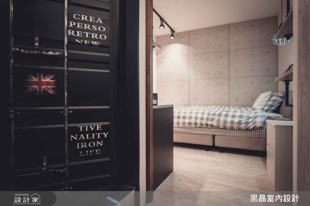80坪中古屋(5~15年)＿工業風臥室案例圖片＿黑晶室內設計＿黑晶_18之11