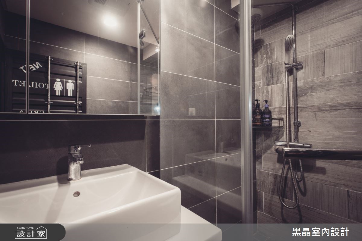 80坪中古屋(5~15年)＿工業風浴室案例圖片＿黑晶室內設計＿黑晶_18之19