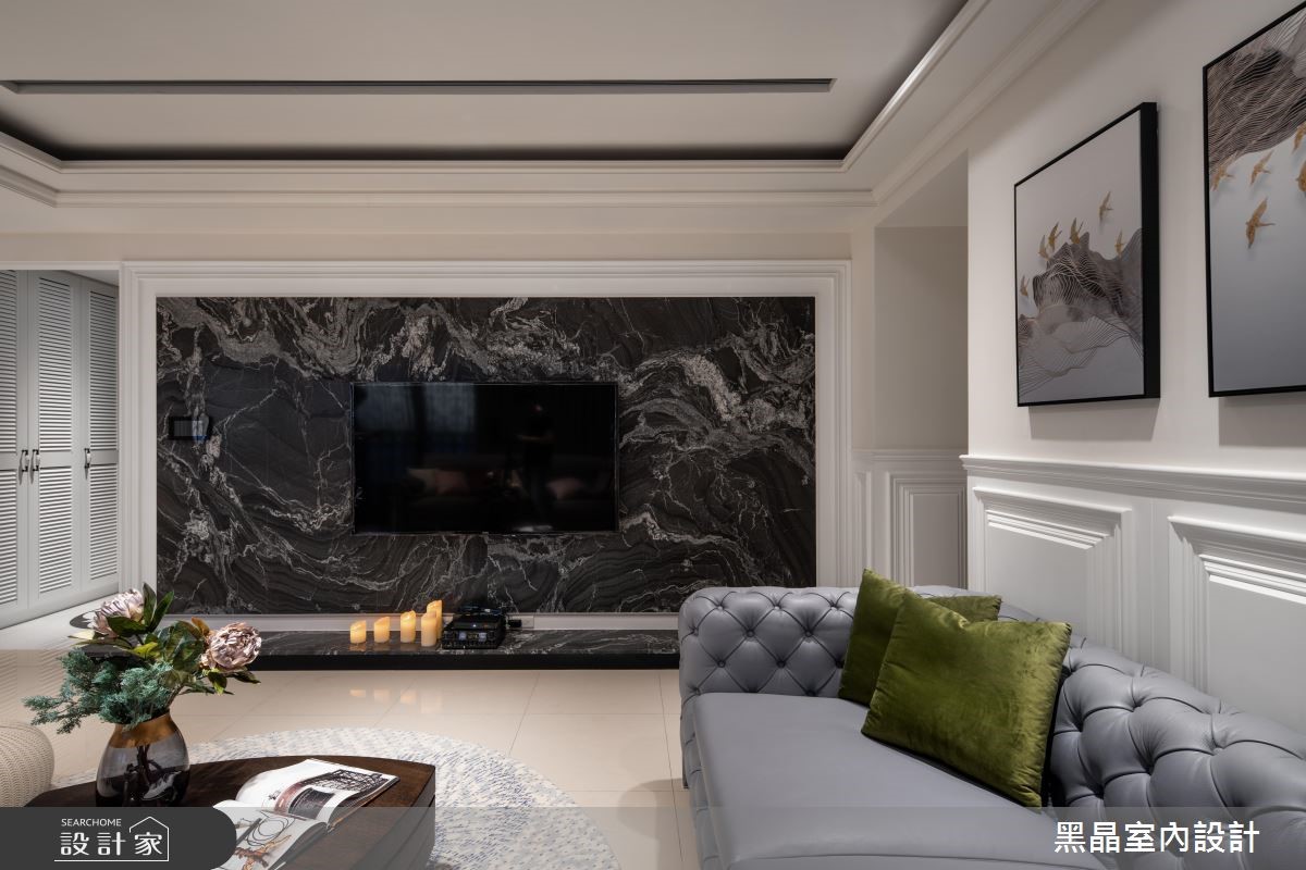53坪新成屋(5年以下)＿新古典客廳案例圖片＿黑晶室內設計＿黑晶_19之2