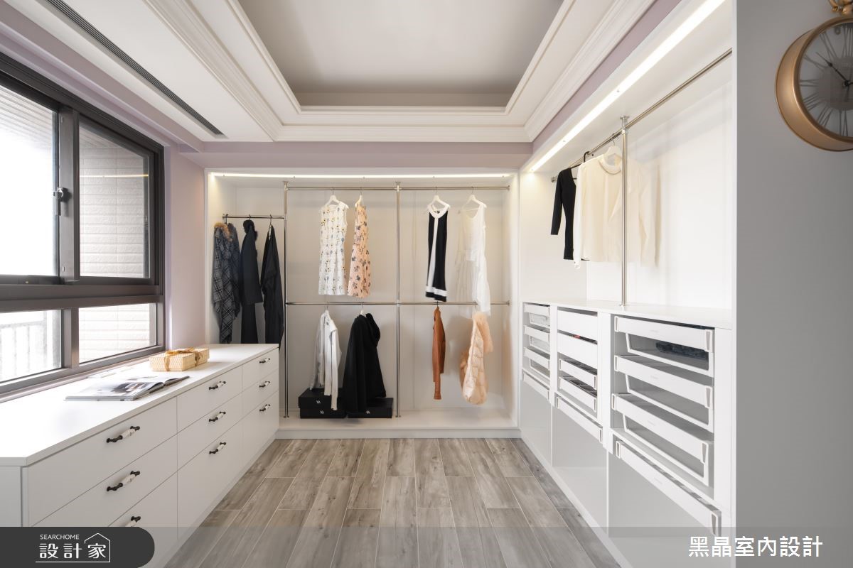 53坪新成屋(5年以下)＿新古典更衣間案例圖片＿黑晶室內設計＿黑晶_19之15