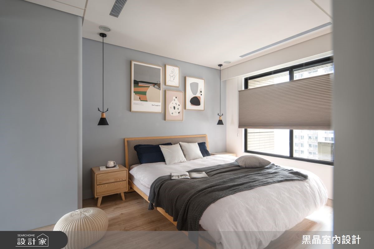 27坪新成屋(5年以下)＿北歐風臥室案例圖片＿黑晶室內設計＿黑晶_20之16