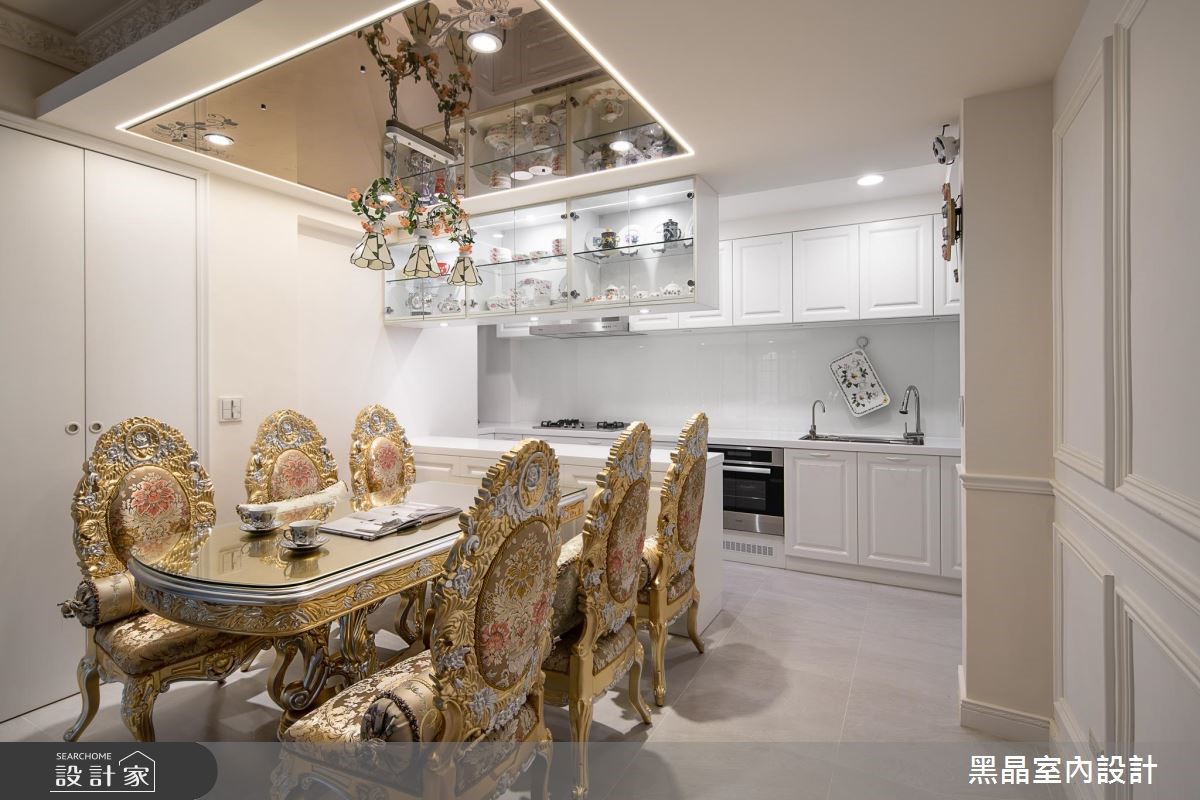 27坪老屋(16~30年)＿新古典餐廳案例圖片＿黑晶室內設計＿黑晶_21之5
