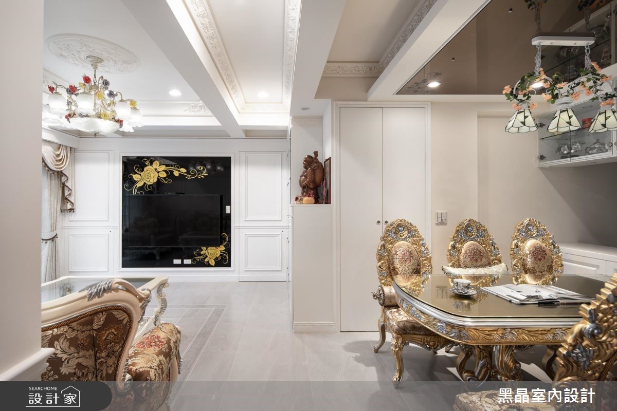 27坪老屋(16~30年)＿新古典餐廳案例圖片＿黑晶室內設計＿黑晶_21之4