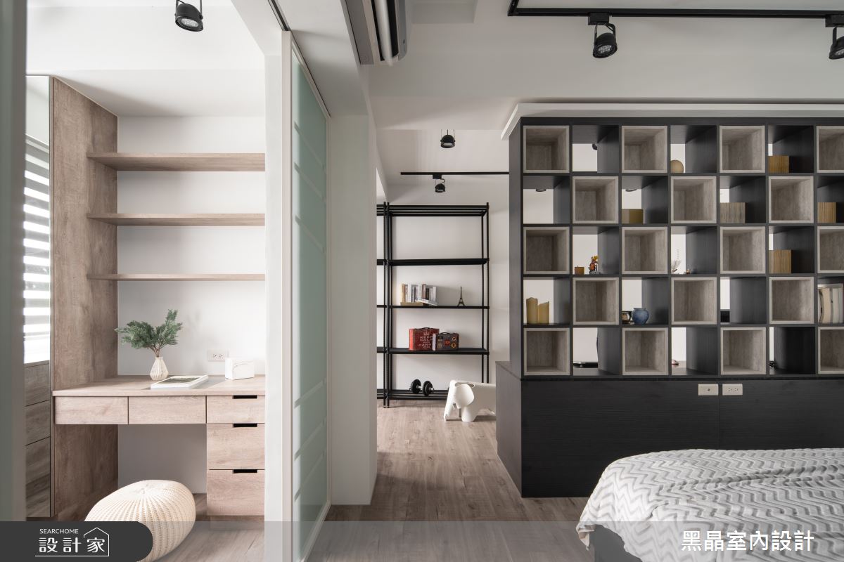75坪老屋(31~40年)＿工業風臥室案例圖片＿黑晶室內設計＿黑晶_23之19
