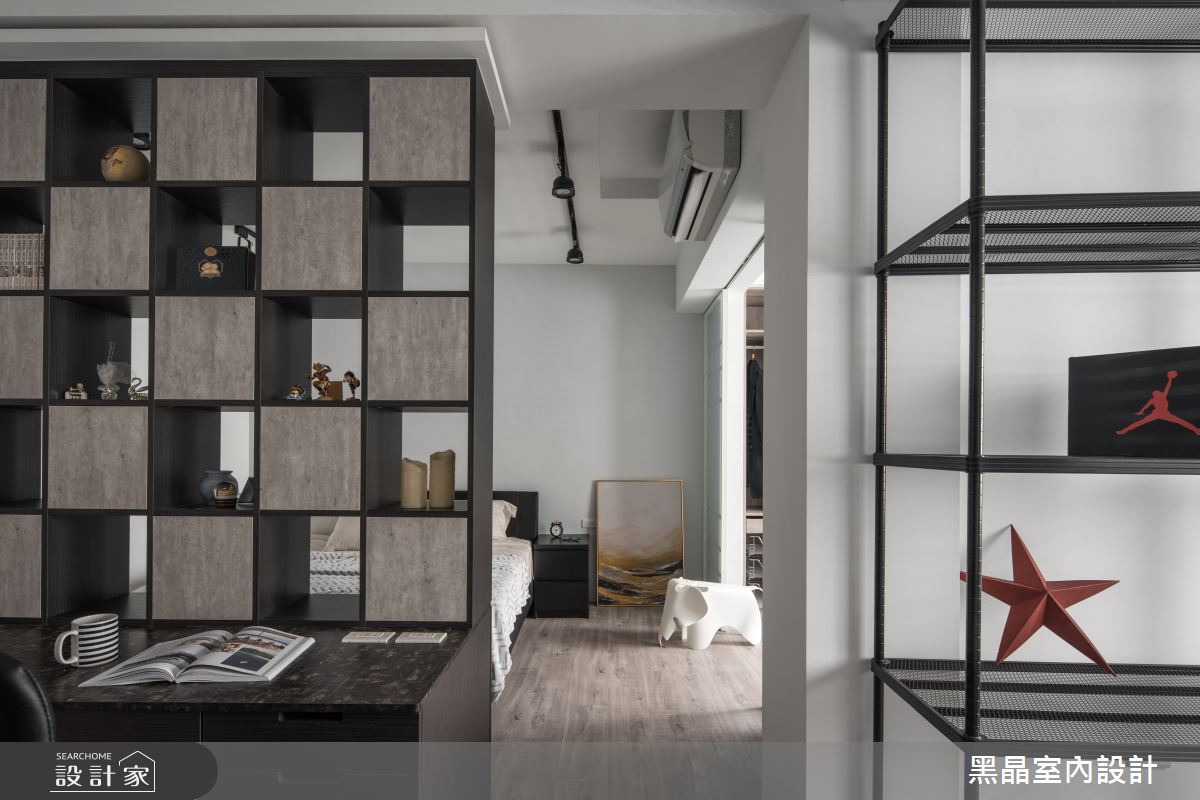 75坪老屋(31~40年)＿工業風臥室案例圖片＿黑晶室內設計＿黑晶_23之20