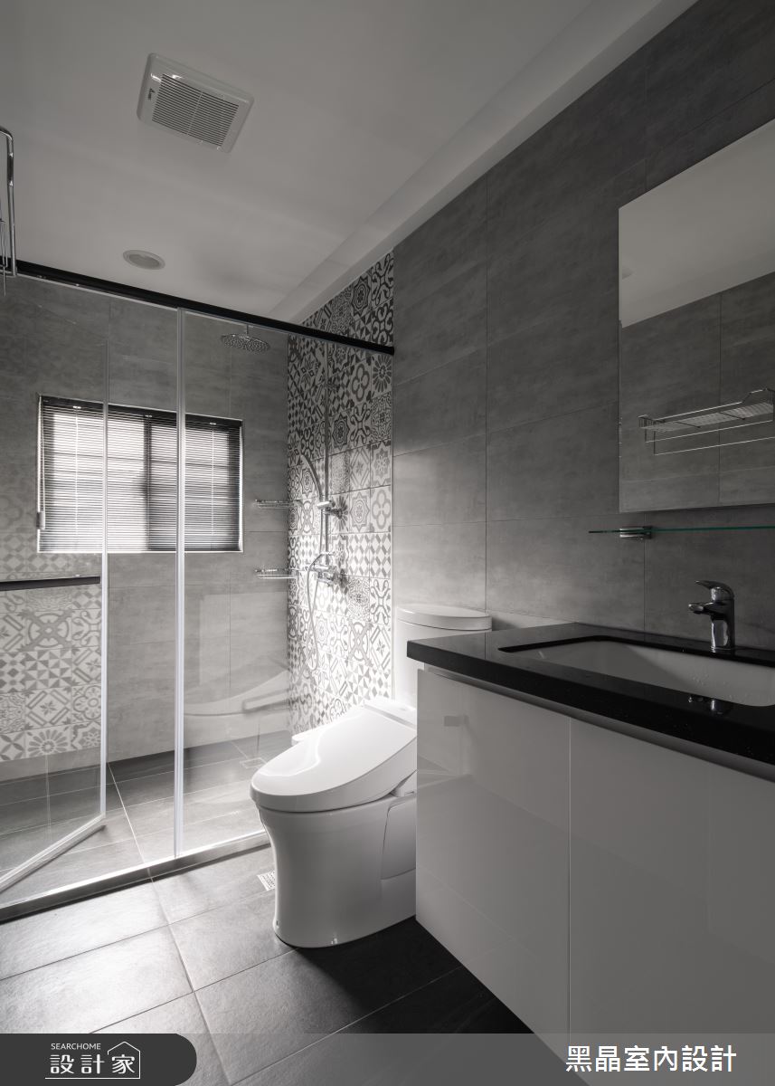 75坪老屋(31~40年)＿工業風浴室案例圖片＿黑晶室內設計＿黑晶_23之21