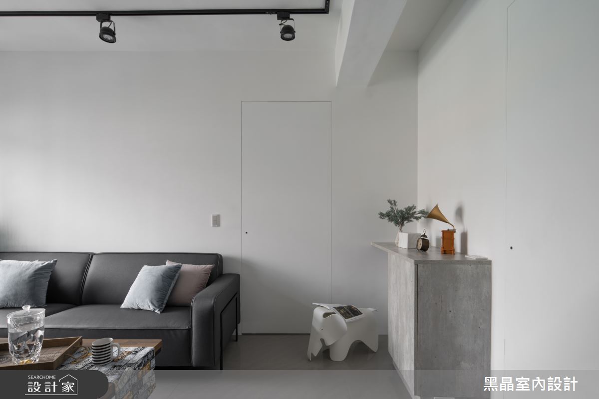 75坪老屋(31~40年)＿工業風客廳案例圖片＿黑晶室內設計＿黑晶_23之12