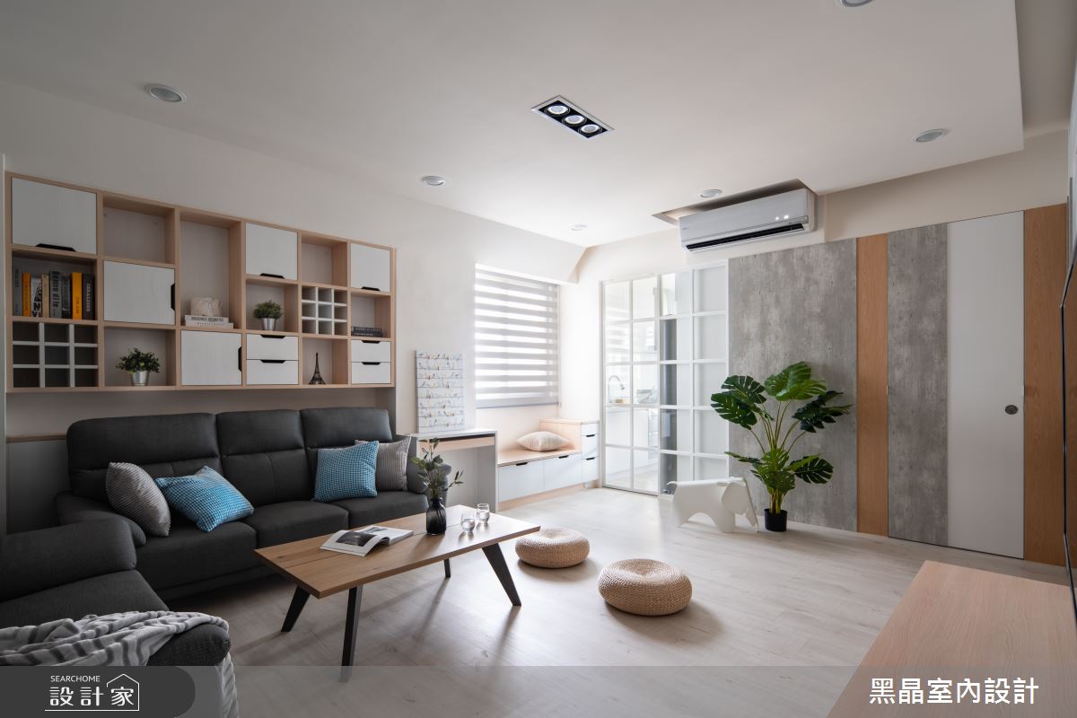 19坪老屋(16~30年)＿北歐風客廳臥榻案例圖片＿黑晶室內設計＿黑晶_24之6