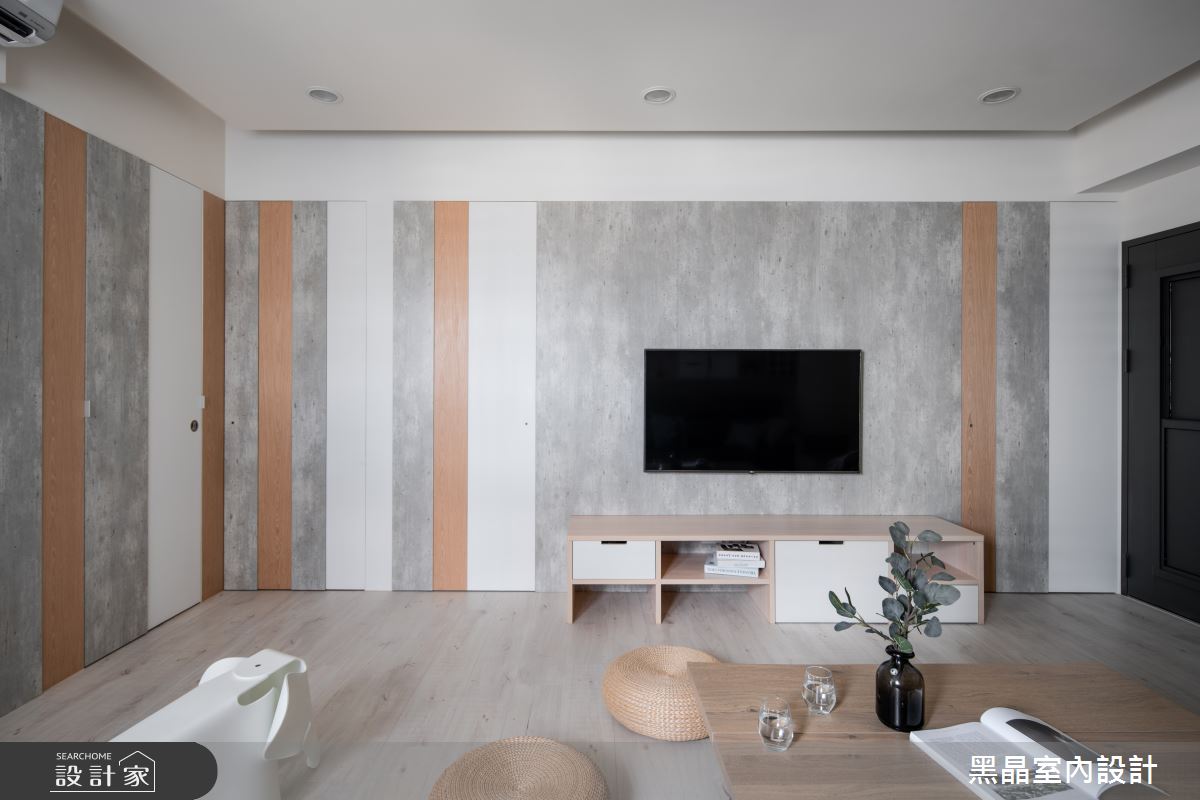19坪老屋(16~30年)＿北歐風客廳案例圖片＿黑晶室內設計＿黑晶_24之3