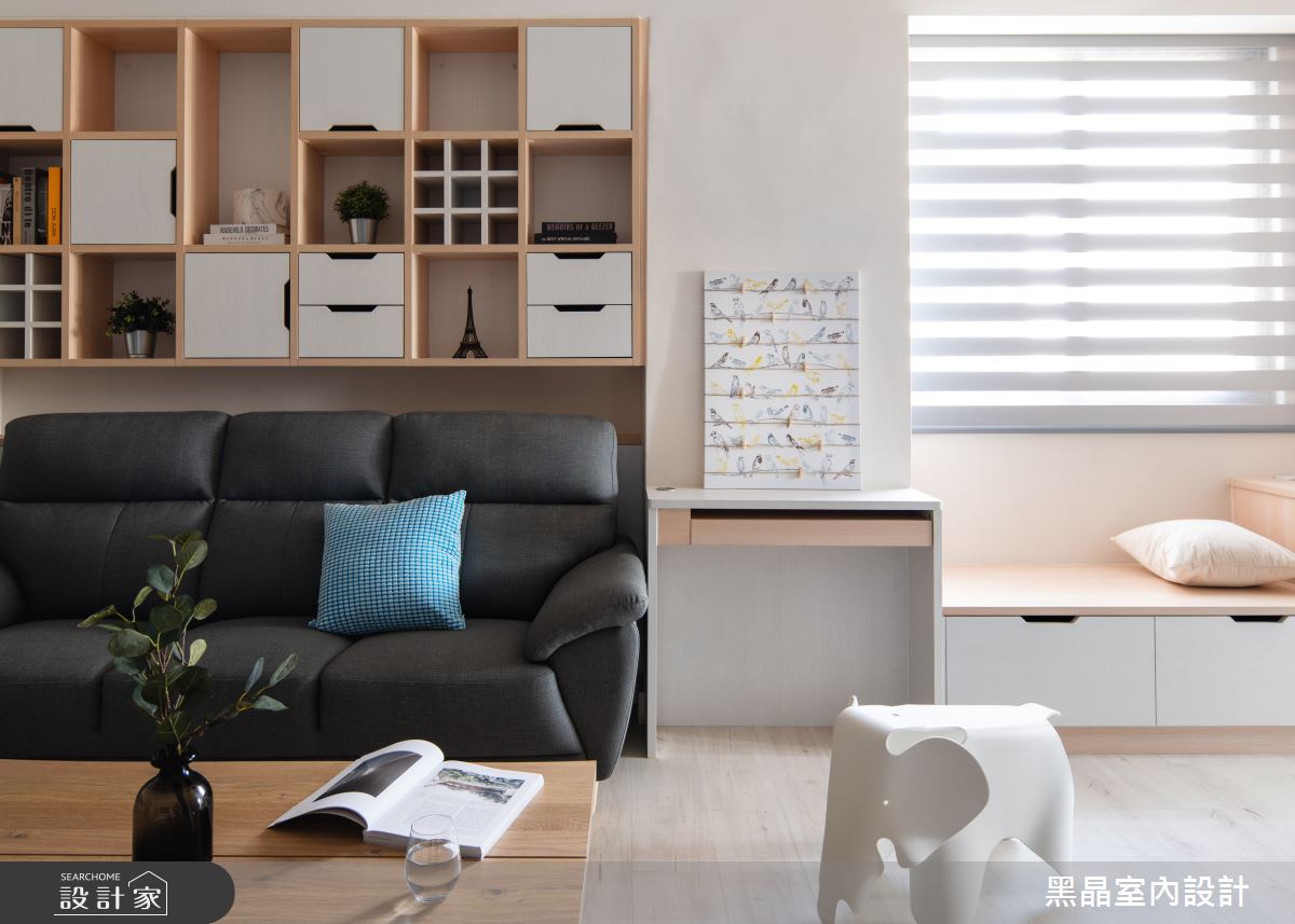 19坪老屋(16~30年)＿北歐風客廳臥榻案例圖片＿黑晶室內設計＿黑晶_24之8