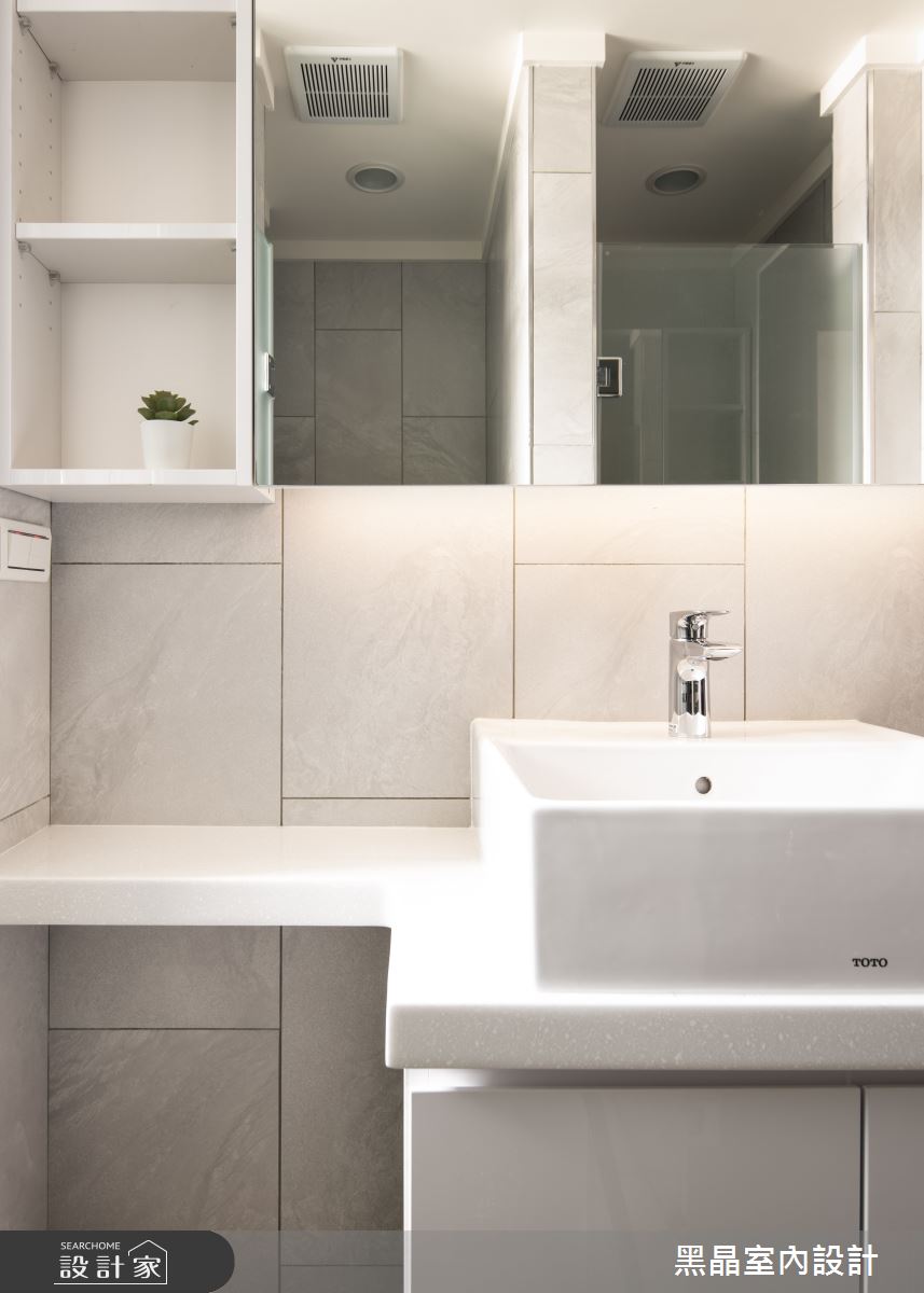 19坪老屋(16~30年)＿北歐風浴室案例圖片＿黑晶室內設計＿黑晶_24之22