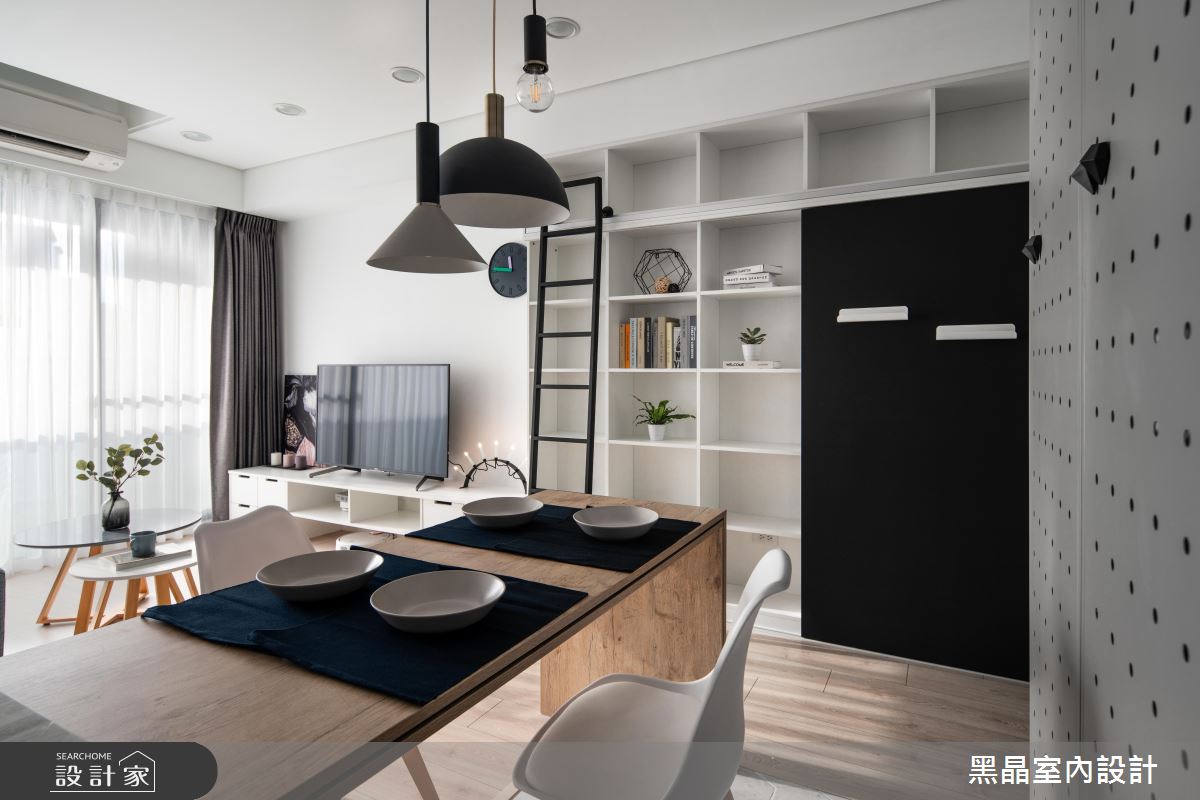 18坪新成屋(5年以下)＿北歐風餐廳案例圖片＿黑晶室內設計＿黑晶_25之9