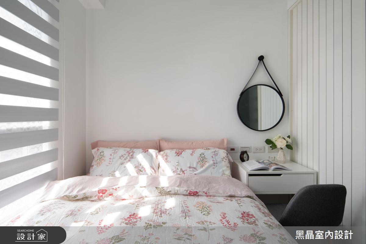 18坪新成屋(5年以下)＿北歐風臥室案例圖片＿黑晶室內設計＿黑晶_25之14