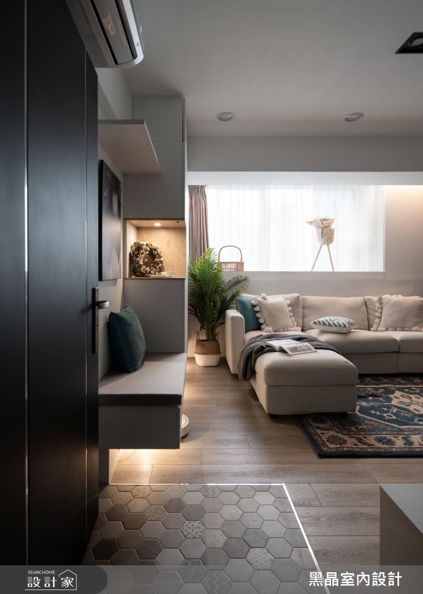 22坪老屋(16~30年)＿北歐風玄關案例圖片＿黑晶室內設計＿黑晶_27之1