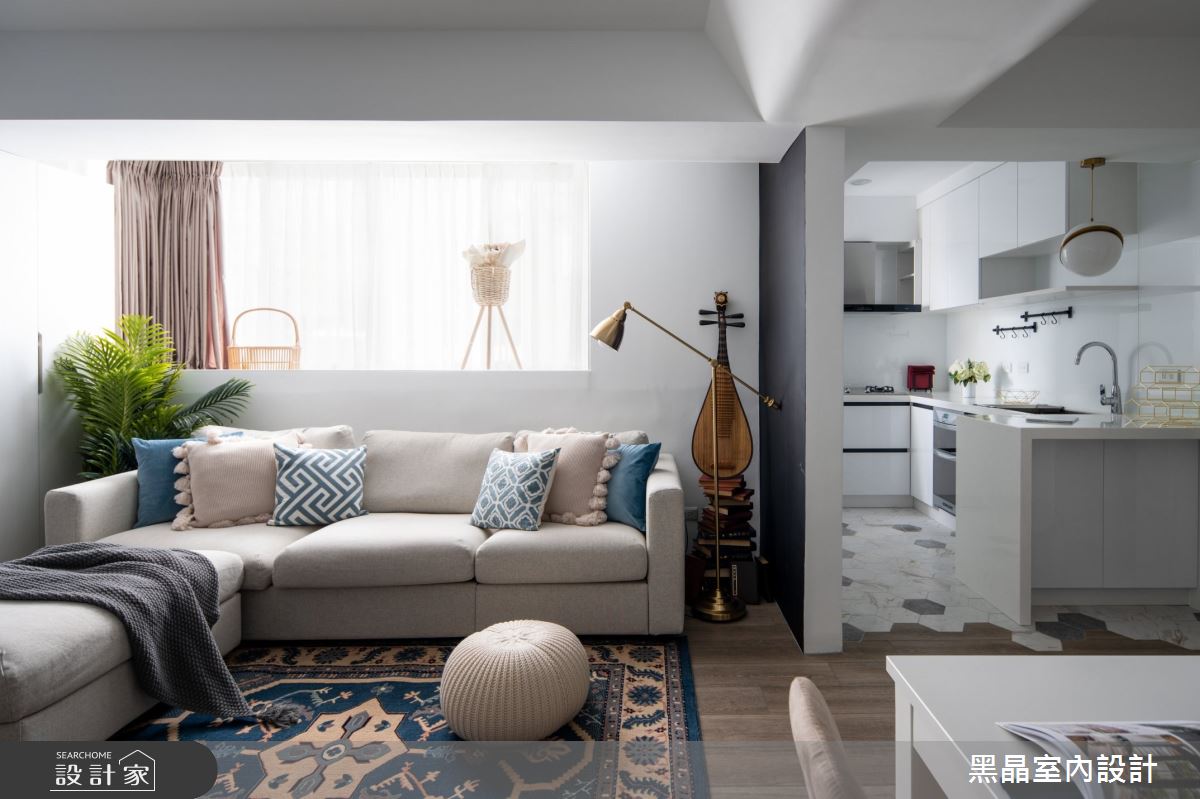22坪老屋(16~30年)＿北歐風客廳案例圖片＿黑晶室內設計＿黑晶_27之6