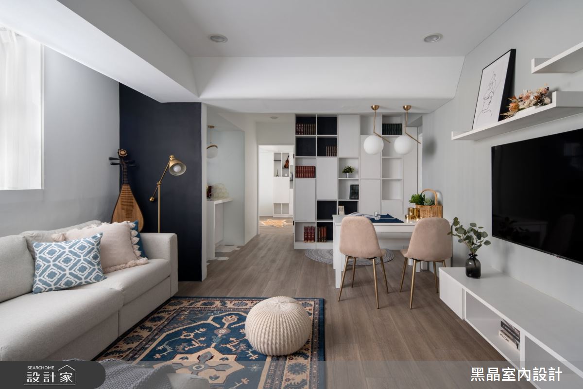22坪老屋(16~30年)＿北歐風客廳案例圖片＿黑晶室內設計＿黑晶_27之4