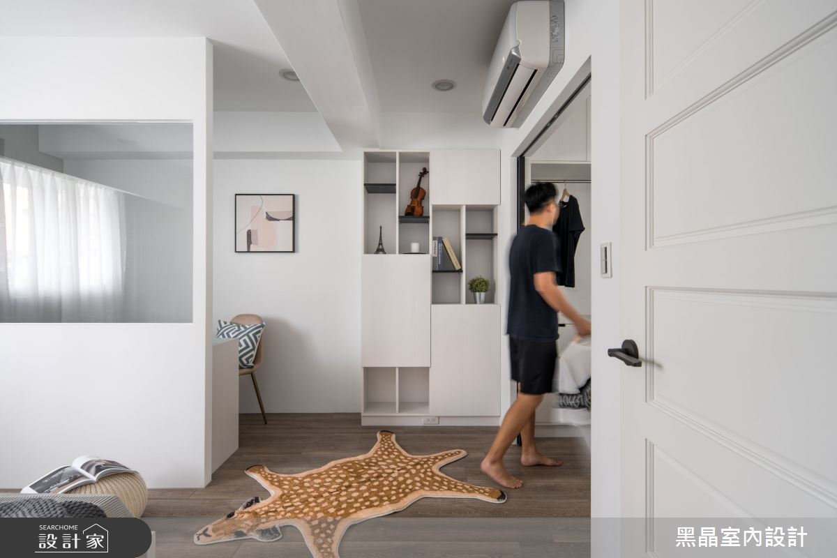 22坪老屋(16~30年)＿北歐風臥室案例圖片＿黑晶室內設計＿黑晶_27之14