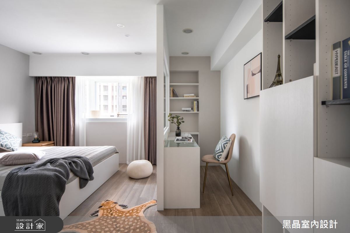 22坪老屋(16~30年)＿北歐風臥室案例圖片＿黑晶室內設計＿黑晶_27之15