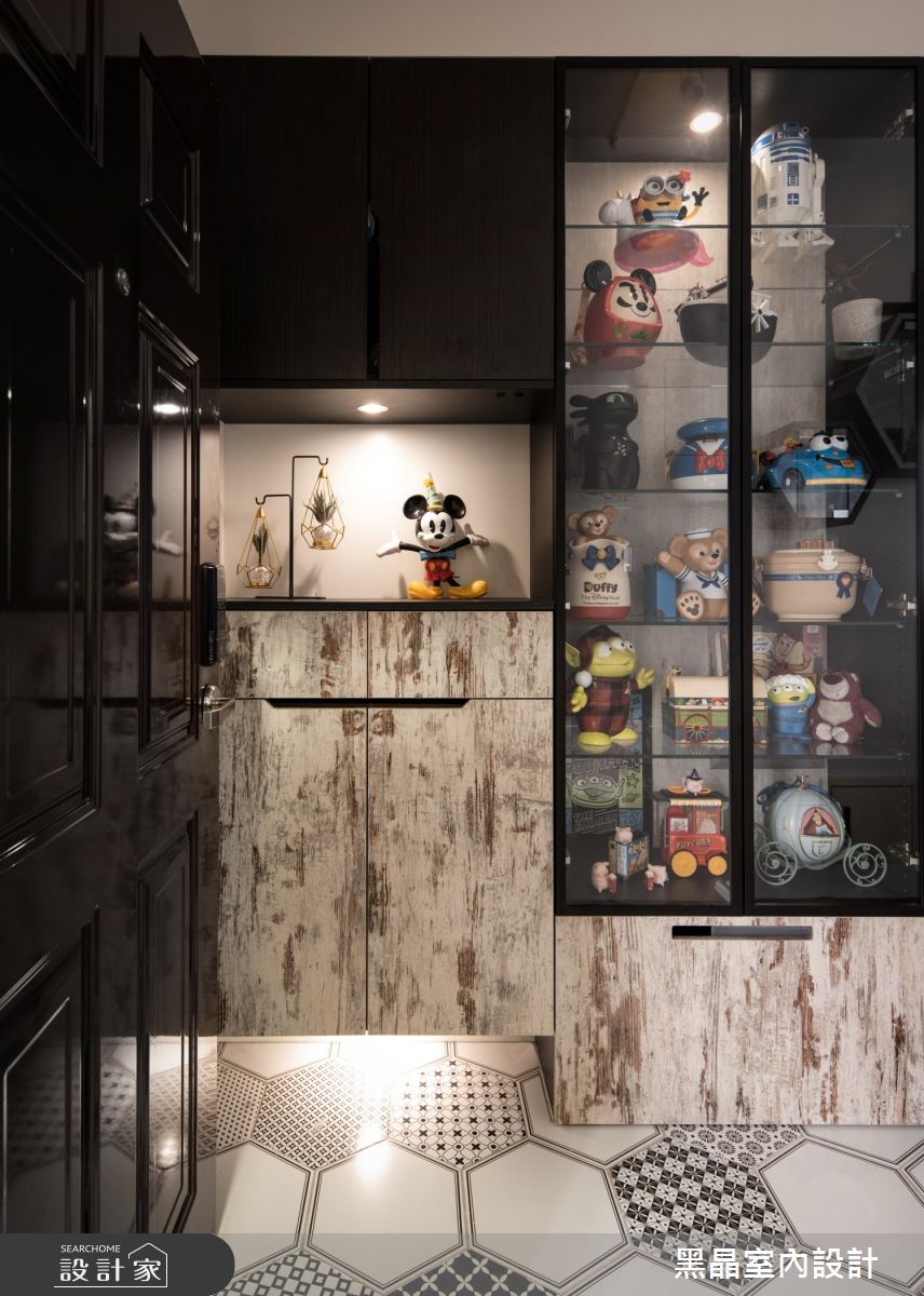 10坪中古屋(5~15年)＿工業風玄關案例圖片＿黑晶室內設計＿黑晶_28之1