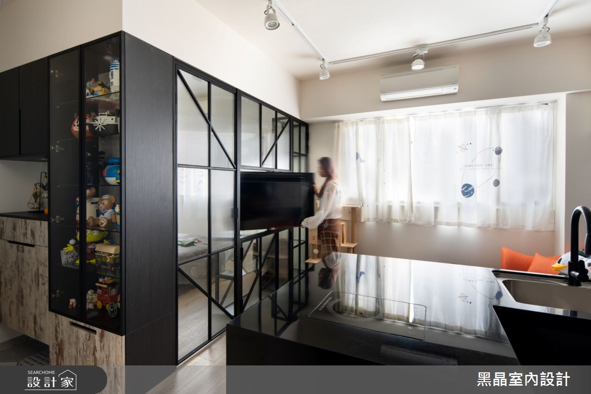 10坪中古屋(5~15年)＿工業風餐廳吧檯案例圖片＿黑晶室內設計＿黑晶_28之7