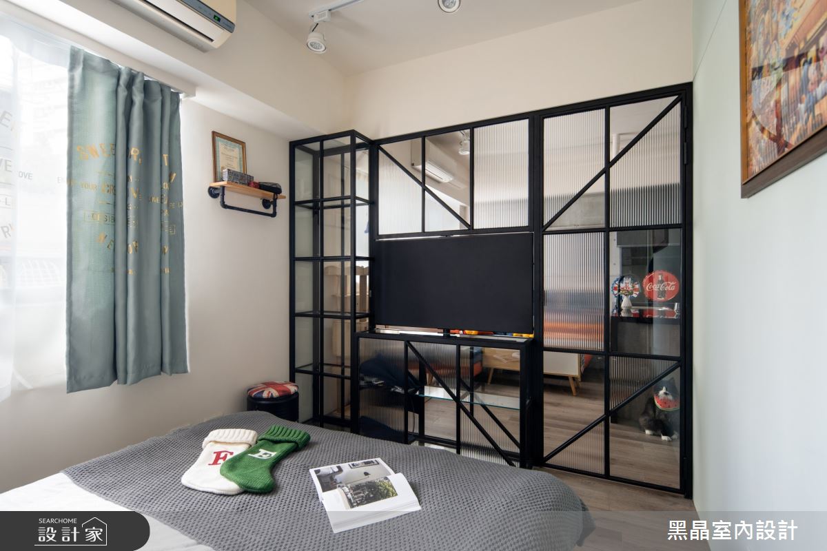 10坪中古屋(5~15年)＿工業風臥室案例圖片＿黑晶室內設計＿黑晶_28之10