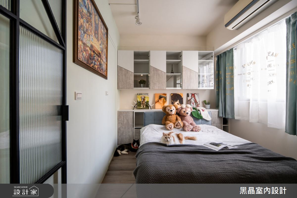 10坪中古屋(5~15年)＿工業風臥室案例圖片＿黑晶室內設計＿黑晶_28之12