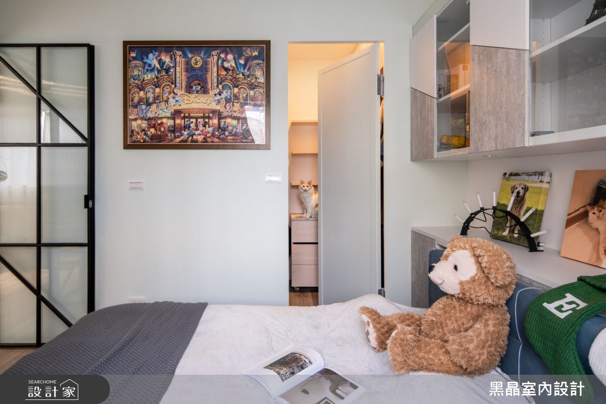 10坪中古屋(5~15年)＿工業風臥室案例圖片＿黑晶室內設計＿黑晶_28之14