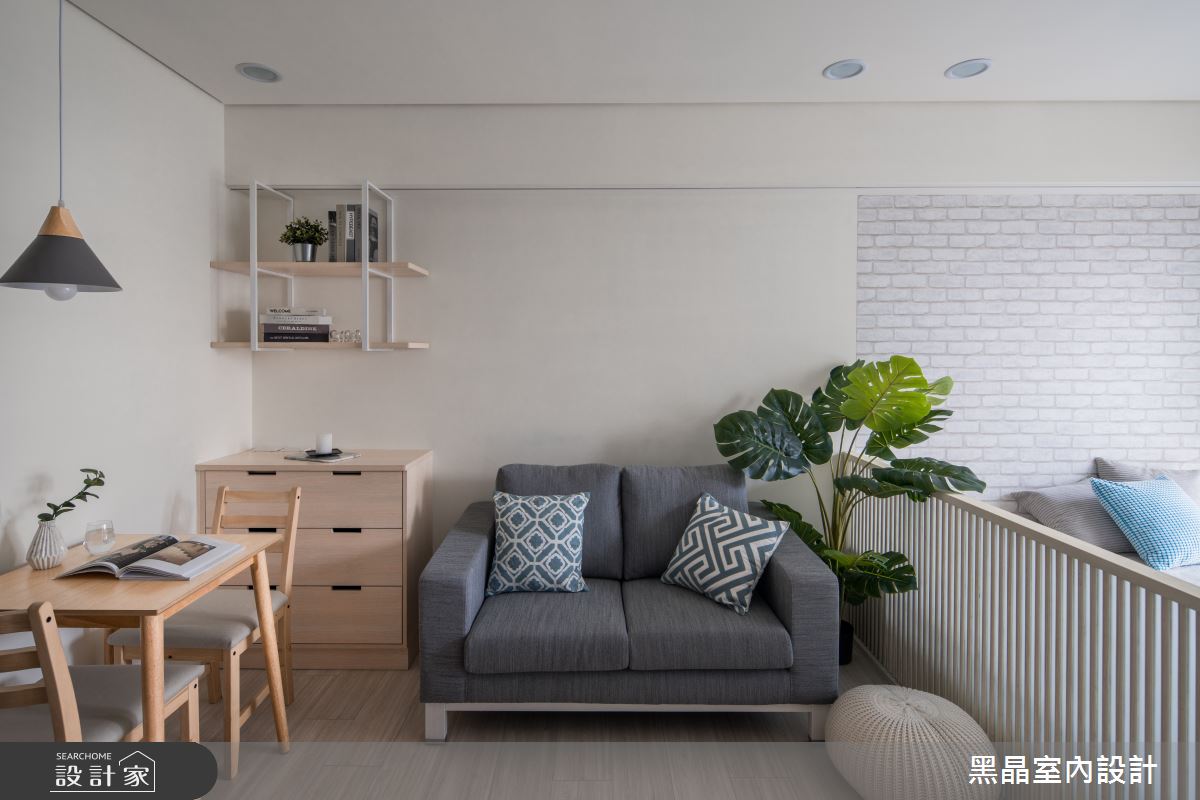 7坪新成屋(5年以下)＿混搭風客廳餐廳案例圖片＿黑晶室內設計＿黑晶_30之5