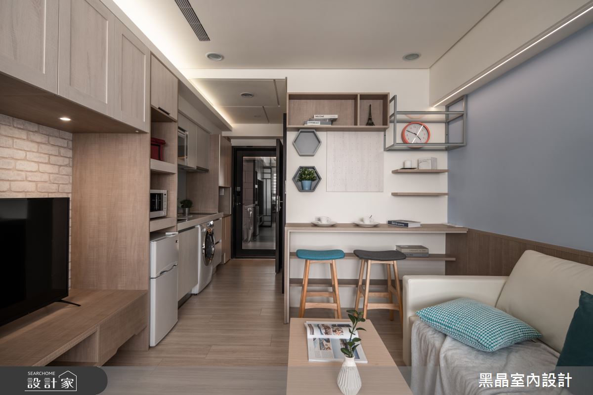 7坪新成屋(5年以下)＿北歐風客廳餐廳案例圖片＿黑晶室內設計＿黑晶_31之3