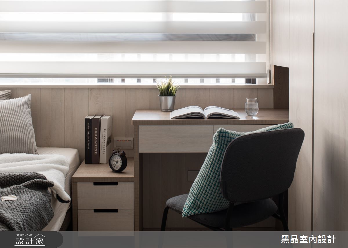 7坪新成屋(5年以下)＿北歐風臥室案例圖片＿黑晶室內設計＿黑晶_31之14
