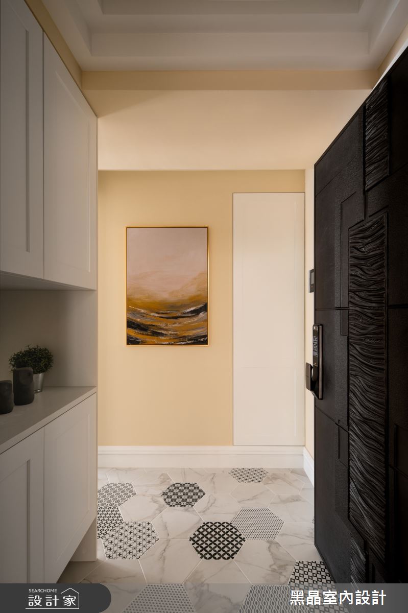 26坪新成屋(5年以下)＿美式風玄關案例圖片＿黑晶室內設計＿黑晶_32之1