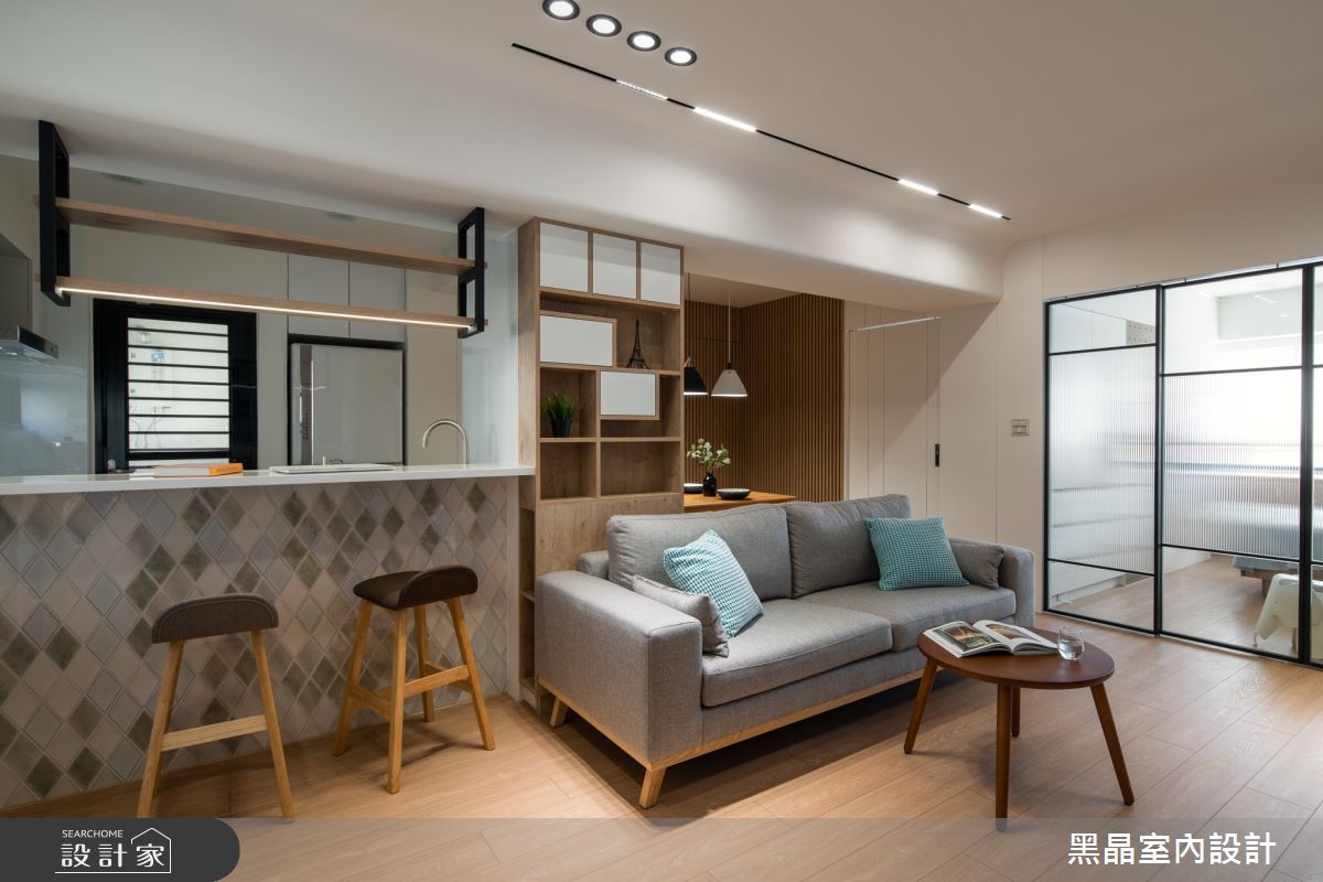 23坪老屋(31~40年)＿北歐風客廳案例圖片＿黑晶室內設計＿黑晶_33之4