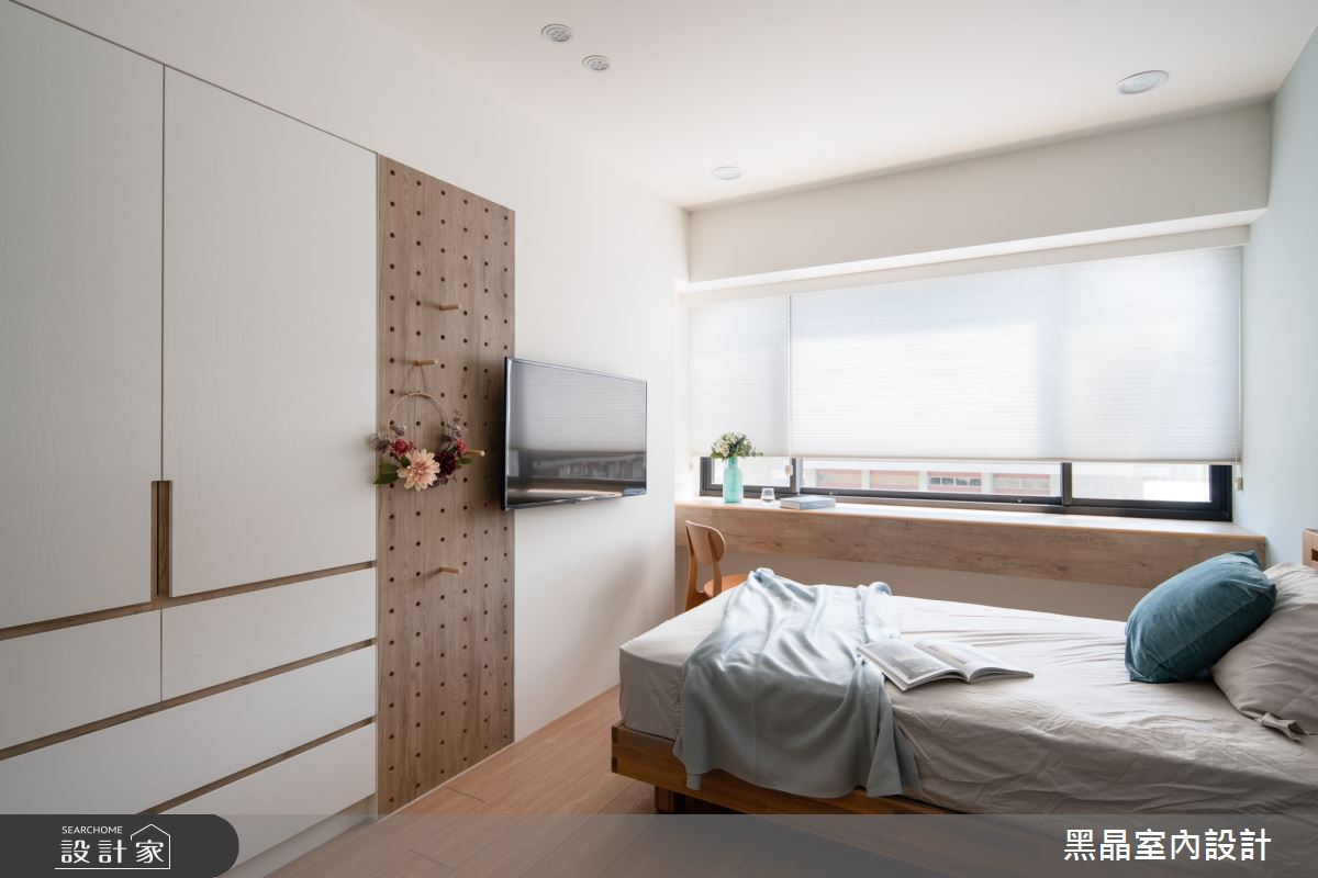 23坪老屋(31~40年)＿北歐風臥室案例圖片＿黑晶室內設計＿黑晶_33之14