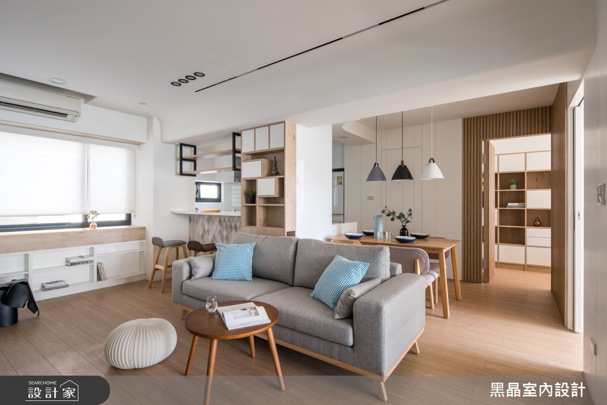 23坪老屋(31~40年)＿北歐風客廳案例圖片＿黑晶室內設計＿黑晶_33之6