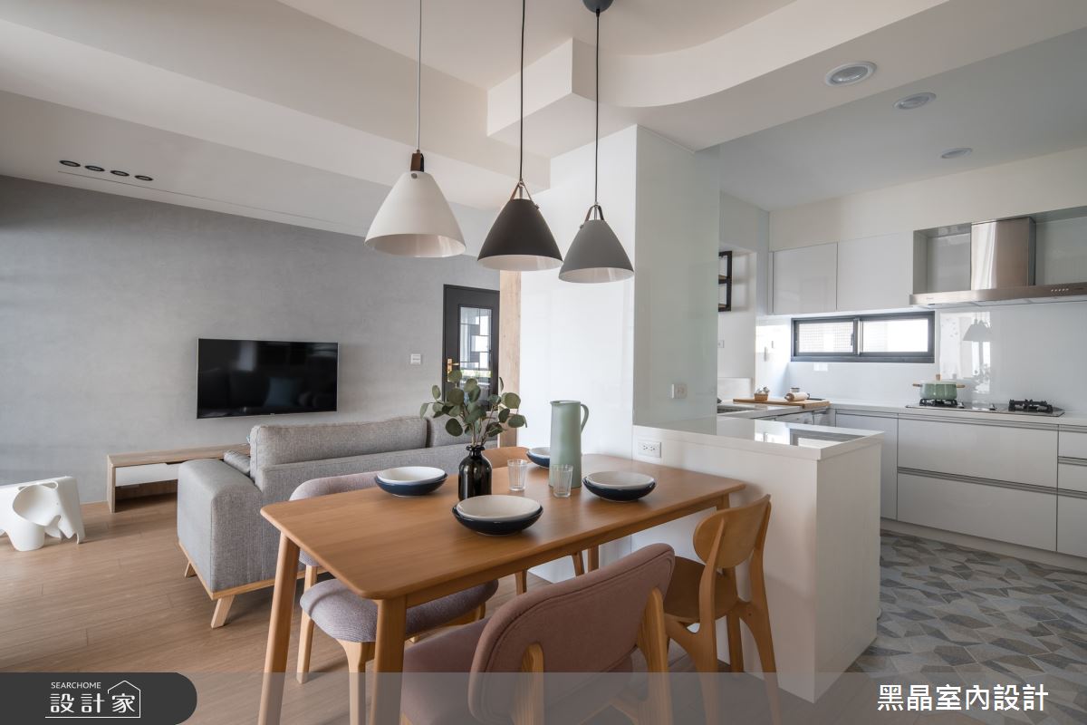 23坪老屋(31~40年)＿北歐風餐廳案例圖片＿黑晶室內設計＿黑晶_33之10