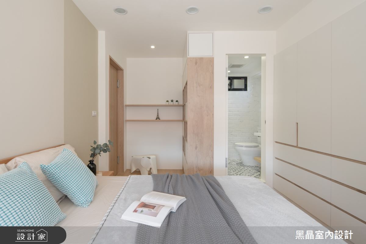 23坪老屋(31~40年)＿北歐風臥室案例圖片＿黑晶室內設計＿黑晶_33之19