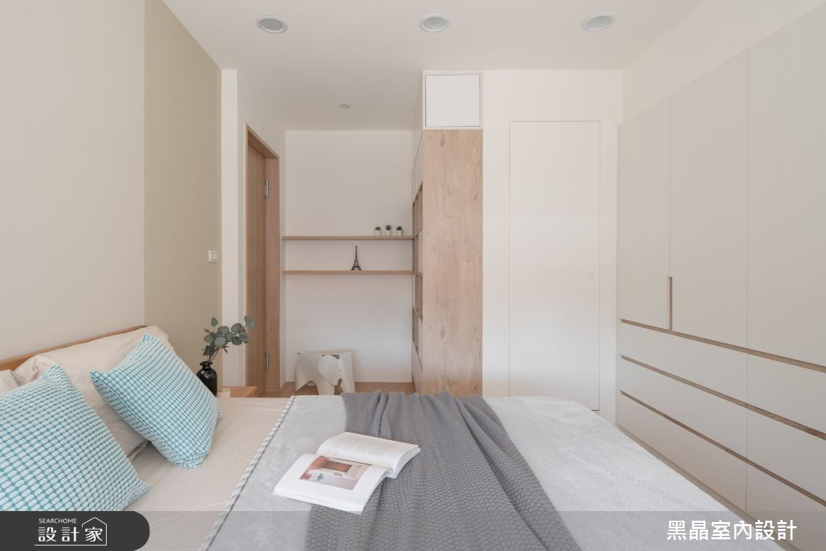 23坪老屋(31~40年)＿北歐風臥室案例圖片＿黑晶室內設計＿黑晶_33之20