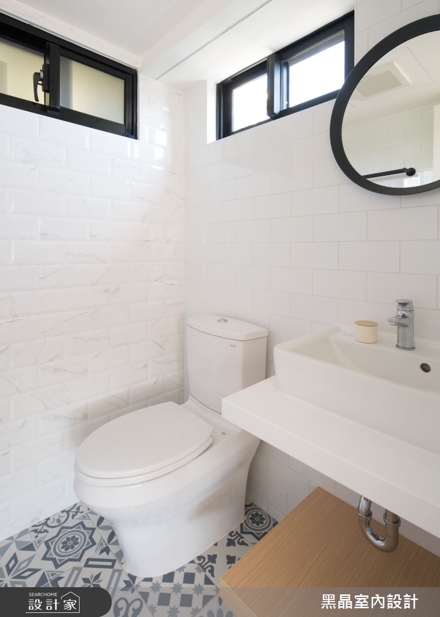 23坪老屋(31~40年)＿北歐風浴室案例圖片＿黑晶室內設計＿黑晶_33之21