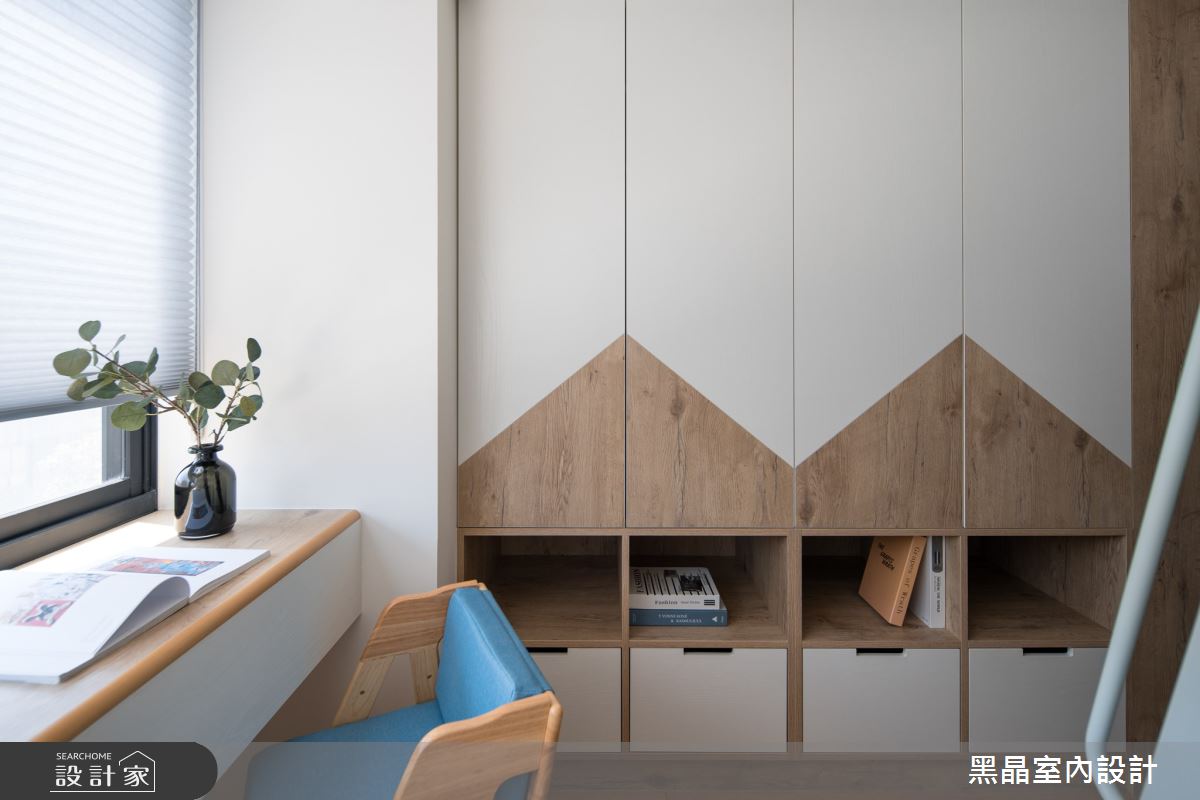 23坪老屋(31~40年)＿北歐風臥室案例圖片＿黑晶室內設計＿黑晶_33之24